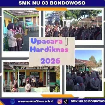 Upacara Bendera Hari Pendidikan Nasional 2026 di SMK NU 03 B