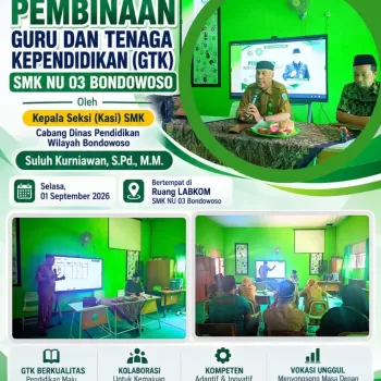 Pembinaan Guru dan Tenaga Kependidikan SMK NU 03 Bondowoso