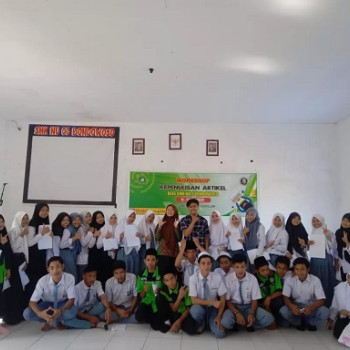 PELAKSANAAN WORKSHOP KEPENULISAN ARTIKEL OLEH OSIS  SMK NU 0