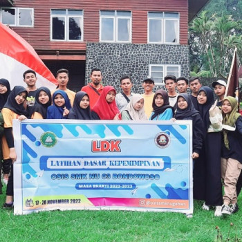 SMK NU 03 BONDOWOSO GELAR LATIHAN DASAR KEPEMIMPINAN DI ALAM