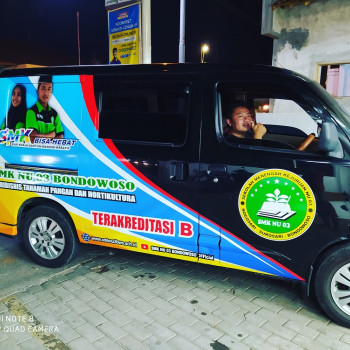 SMK NU 03 BONDOWOSO Launching Mobil Sekolah